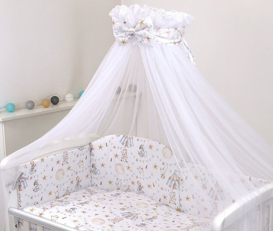 Amy Plasă de țânțari Magazin online Circus Din bumbac 84772 cu suport Albastru 300x160cm Suport de montare inclus