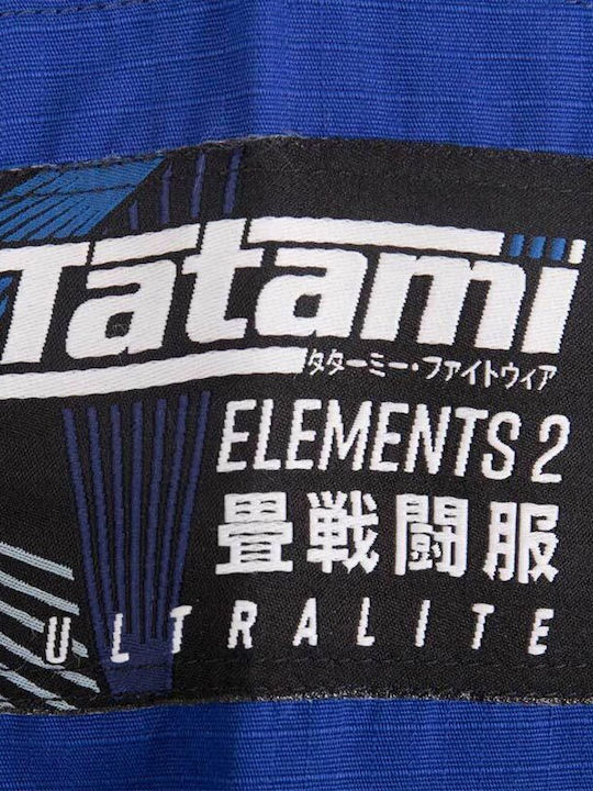 Tatami Fightwear Gi Tatami Elements Ultralite 2.0 Bărbați Uniforme Jiu Jitsu brazilian Albastru