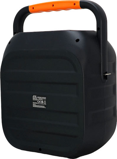 JYX Karaoke Speaker with Wireless Microphones and Lighting Effects JYX-T26-T Black