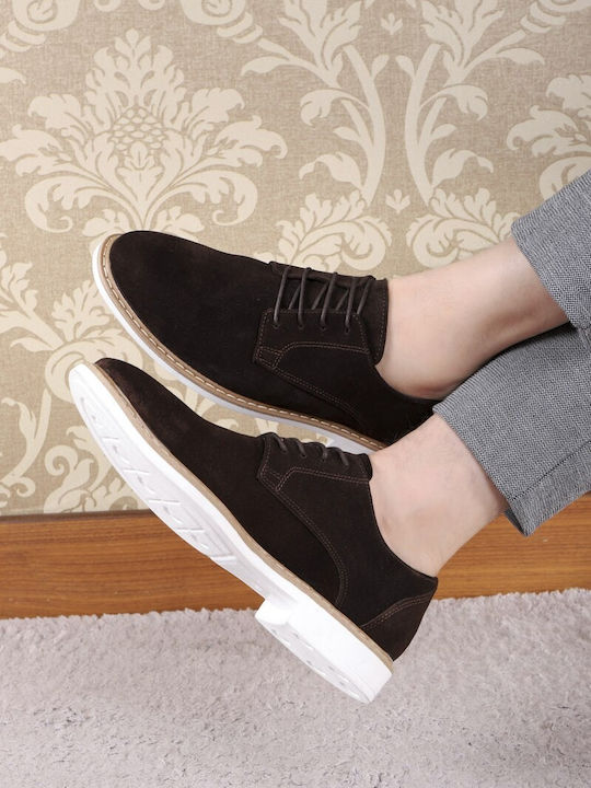 Wildleder Herren Freizeitschuhe Braun