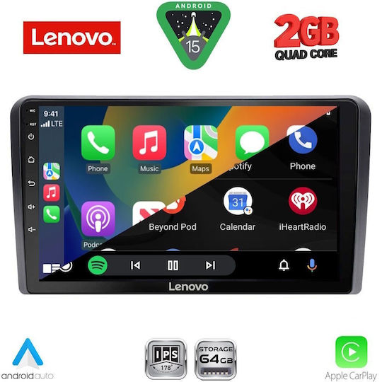 Lenovo Car Audio System for Ford Transit Custom / Tourneo Custom 2020 (Bluetooth/USB/WiFi/GPS/Apple-Carplay/Android-Auto) with Touch Screen 10"
