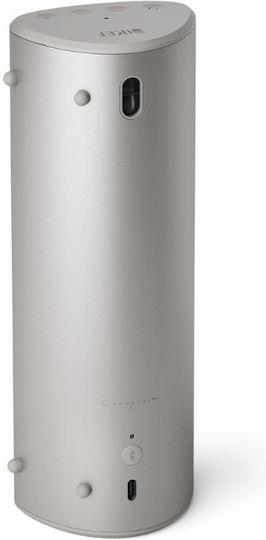 Kef Muo Waterproof Bluetooth Speaker with Battery Life up to 12 hours Silver Dusk