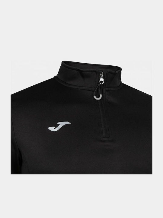 Long Sleeve Athletic Blouse Black