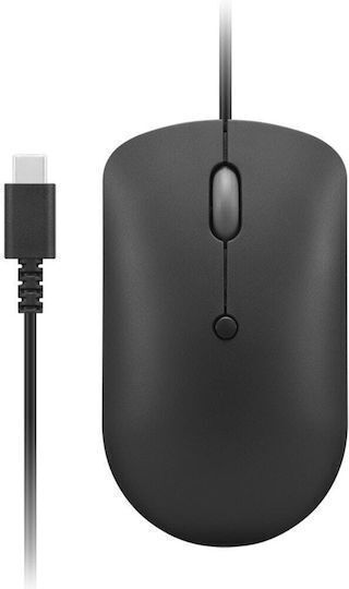Lenovo 400 Ενσύρματο Ποντίκι Μαύρο