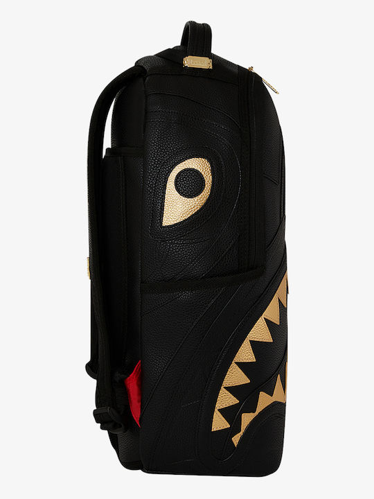 Sprayground Men Foundation Fit King Dlxsv Rucsac Negru Auriu
