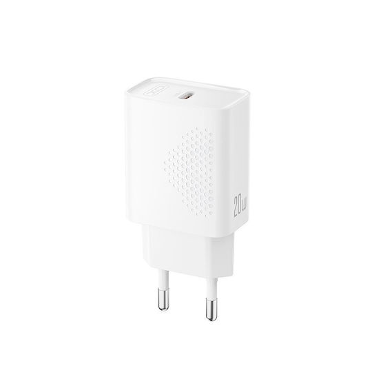 XO XO Handyladegerät Ohne Kabel mit USB-C Ausgangsanschluss 20W Stromlieferung Weiß (L160)