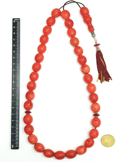 Worry Beads 33 Beads Mastic Faturan Kom12537