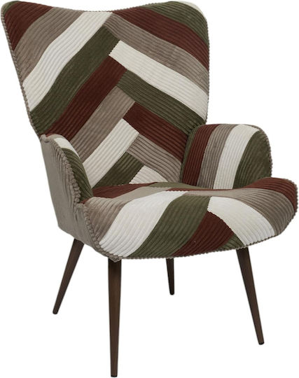 Πολυθρόνα 69x76x97cm Πολύχρωμη Πολυθρόνα 69x76x97cm Πολύχρωμη