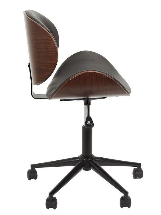 The Home Deco Factory Reno Office Chair with Adjustable Arms Grey