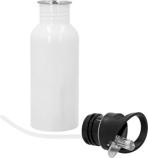 Koupakoupa Gremlins Water Bottle White Straw Stainless Steel 600ml