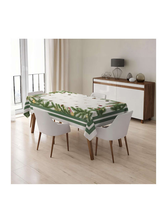 Stain Resistant Tablecloth Evergreen Multicolour 160x220cm Stain Resistant Tablecloth Evergreen Multicolour 160x220cm