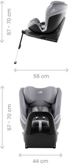 Britax Romer Swivel Baby Car Seat i-Size with Isofix Chai