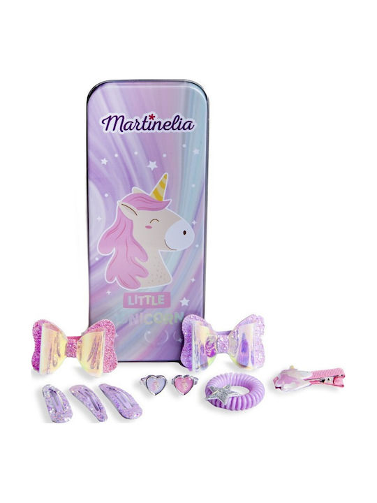Little Unicorn Σετ Παιδικά Κοκαλάκια με Κλιπ Μονόκερος