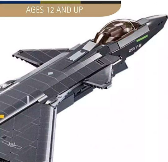 Sluban Building Blocks Stealth Aircraft J20 For 12+ Years 1007 Pieces