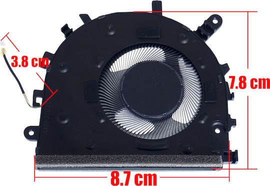 Ανεμιστηράκι Laptop Cpu Cooling Fan Lenovo Ideapad Slim 3 14iru8 82x6 3 14ian8 82xa 3 14abr8 82xl 3 14amn8 82xn 5 Light 14abr8 82xs 5f10s14220 5f10s14072 5f10s14071 4pin Κωδ.81499
