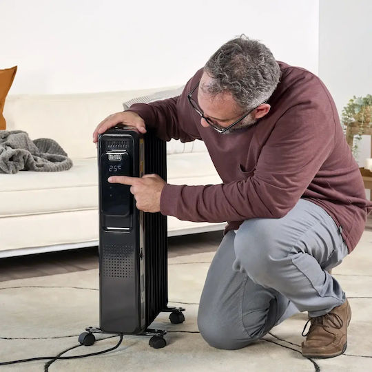 Black & Decker Oil Filled Radiator with 9 Fins 2000W