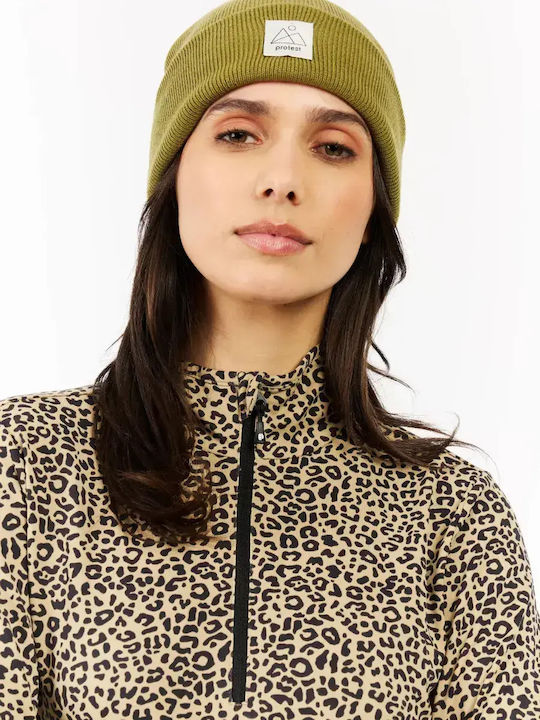 Winter Women's Fleece Blouse with Zipper True Black
