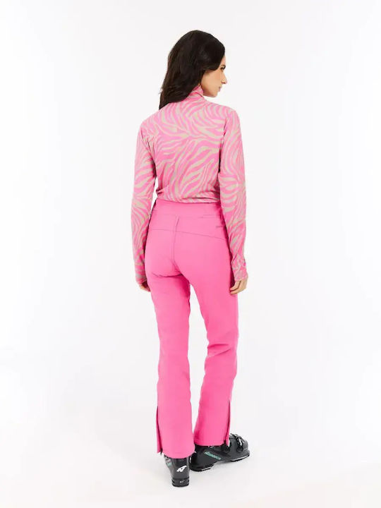 Winter Women's Fleece Blouse with Zipper Foxy Pink