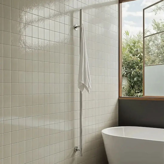 Create Electric Towel Rail 120W 150x12.5cm Gray