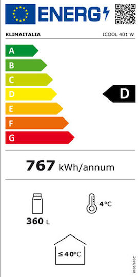Klimaitalia Gewerblicher Weinkühlschrank 360Es
