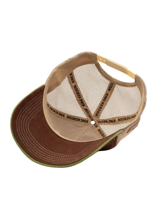 King Kerosin Nashville Cap Schwarz Braun