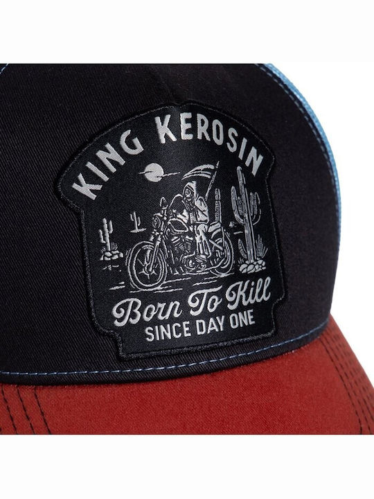 King Kerosin Kappen Born To Kill Cap Schwarz