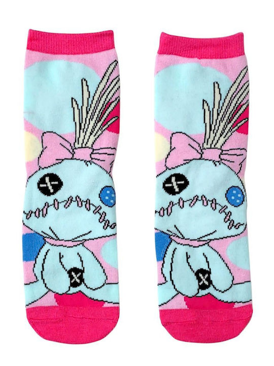 Disney Παιδικές Κάλτσες Stitch Πολύχρωμες 3 Ζευγάρια