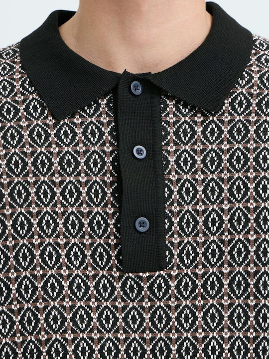 Polo Μπλούζα Μακρυμάνικη Black