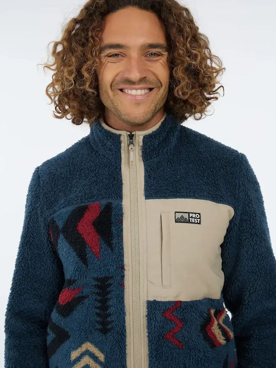 Men's Fleece Cardigan Twilight Navy