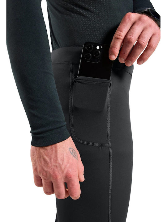 Odlo Essential Warm Ανδρικό Ισοθερμικό Παντελόνι Μαύρο