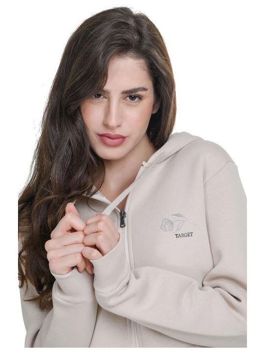 Women's Sweatshirt Jacket Hooded Floral