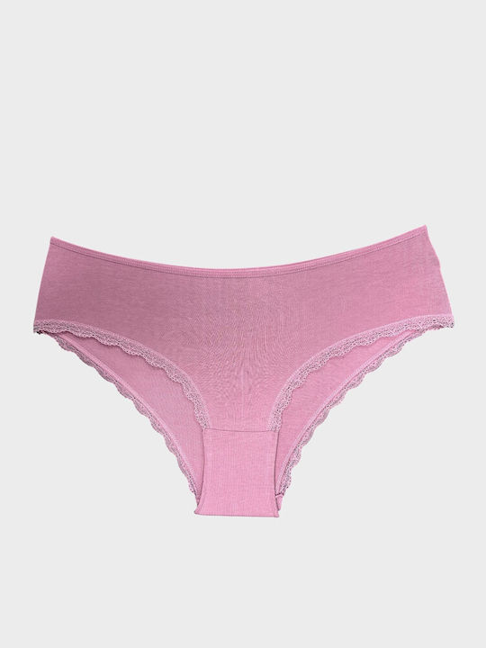 High Waist Women's Slip MultiPack with Lace Colorful