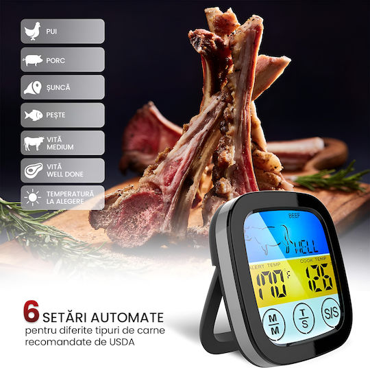 Digital Thermometer Backofen mit Nadel +20°C / +20°C