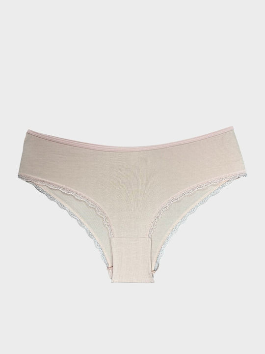 High Waist Women's Slip MultiPack with Lace Colorful