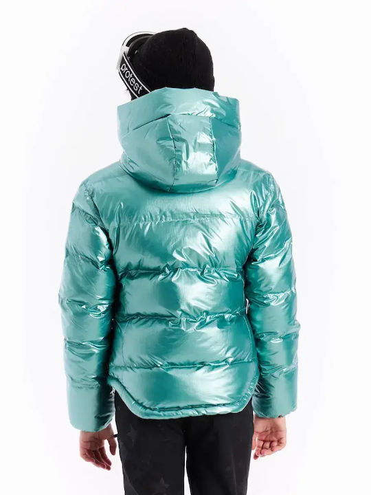 Детско Ежедневно Яке с Подплата и Качулка Glacial Blue Snowjacket