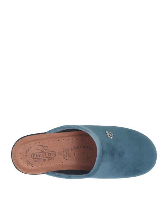 Anatomische Damen Hausschuhe Blau
