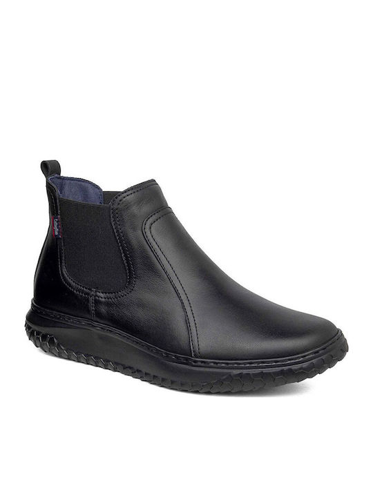 Piele Negru Ghete barbati