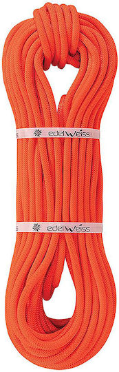 Edelweiss Climbing Rope with Length 60m Orange