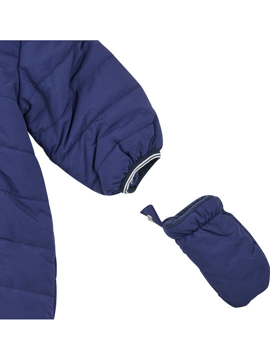 Timberland Baby Bodysuit for Going Out Long-Sleeved Blue