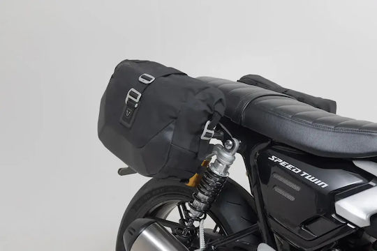 SW-Motech Motorcycle Saddle Side Bag Set in Black Colour