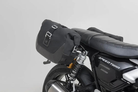 SW-Motech Motorcycle Saddle Side Bag Set in Black Colour