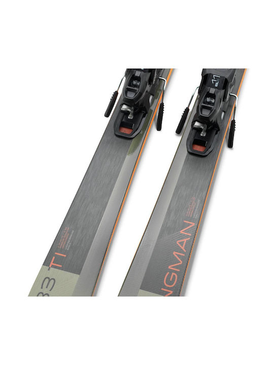 Elan Men's Ski Boots in Green Color with Bindings