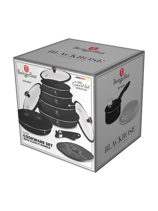 Berlinger Haus Cookware Set Collection in Aluminum with Non-stick Interior Coating 5 Pieces