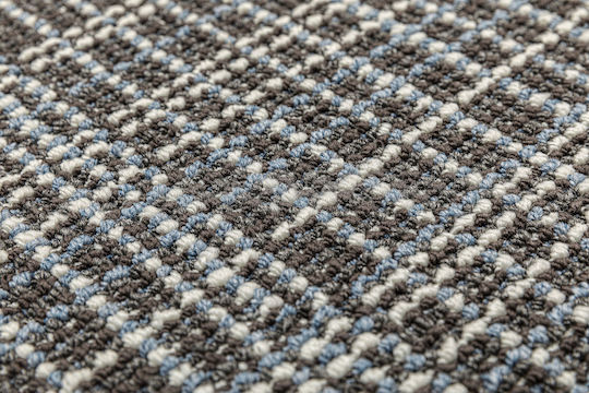Nikotex Carpets Non-Slip Living Room Rug Warren Ebony-Light Blue 133x190