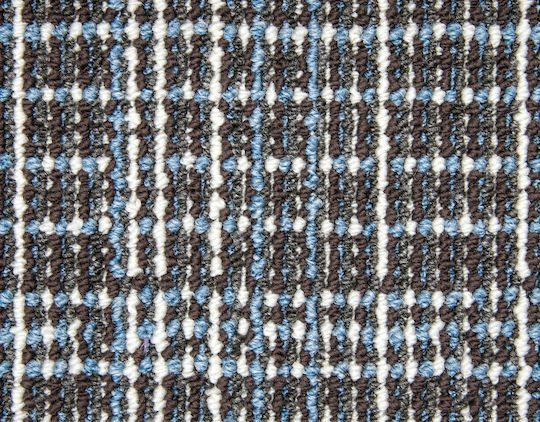 Nikotex Carpets Non-Slip Living Room Rug Warren Ebony-Light Blue 133x190