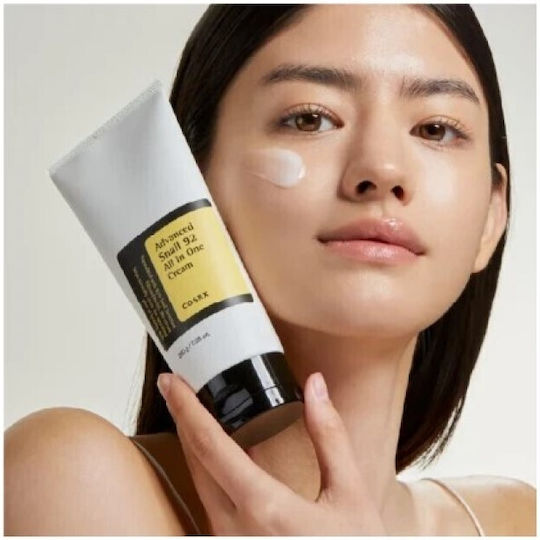 Cosrx Advanced Snail 92 All In One Αντιγηραντική & Αναπλαστική Κρέμα Προσώπου Ημέρας με Έκκριμα Σαλιγκαριού 50ml