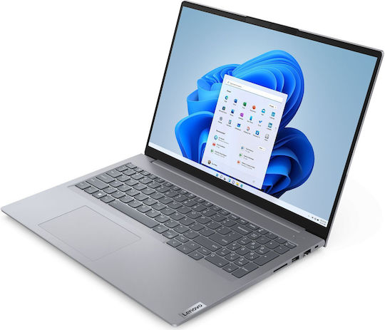 Lenovo ThinkBook 16 G6 IRL 16" IPS FHD+ (i5-13420H/48GB/512GB SSD/W11 Pro) Арктическо сиво (US Клавиатура)