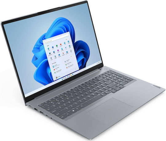 Lenovo ThinkBook 16 G6 IRL 16" IPS FHD+ (i5-13420H/48GB/256GB SSD + 512GB SSD/W11 Pro) Арктическо сиво (US Клавиатура)