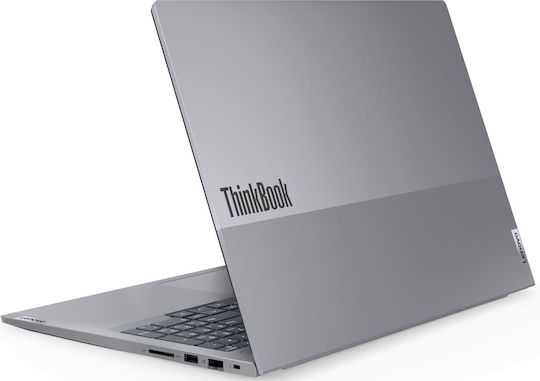 Lenovo ThinkBook 16 G6 IRL 16" IPS FHD+ (i5-13420H/48GB/256GB SSD + 512GB SSD/W11 Pro) Арктическо сиво (US Клавиатура)