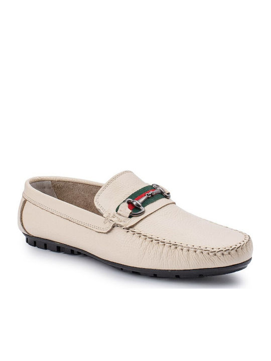 Mocasini barbati in Bej Culori